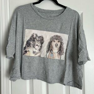 Snow dog crop top
